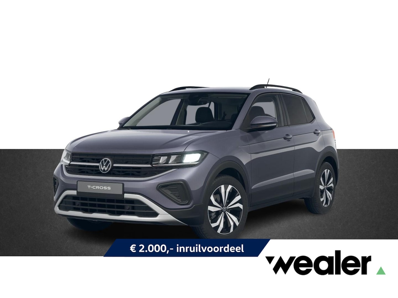 Volkswagen T-Cross - Life Edition 1.0 TSI 70 kW / 95 PK SUV 5 versn. | Parkeersensoren voor & achter | Stoelver - AutoWereld.nl