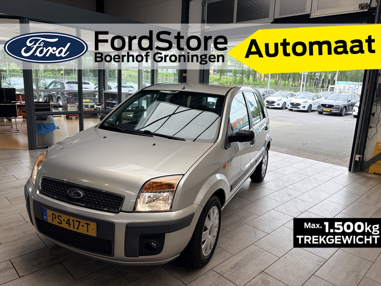 Ford Fusion - 1.6-16 Trend | Automaat | Aux | Elektrische ramen | Parkeersensoren Achter | Centrale Deur - AutoWereld.nl