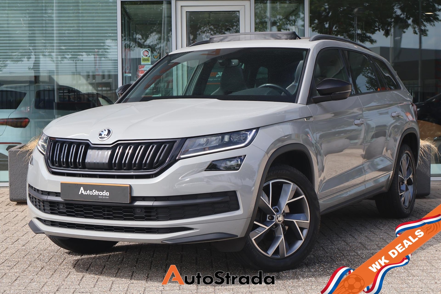 Skoda Kodiaq - 1.5 SportLine TSI ACT 150pk | Trekhaak | Pano | Camera | Climate | Stoelverwarming | Canto - AutoWereld.nl