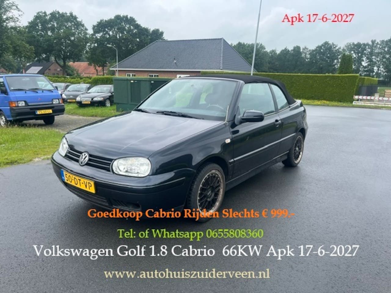 Volkswagen Golf Cabriolet - 1.8 1.8 66KW - AutoWereld.nl