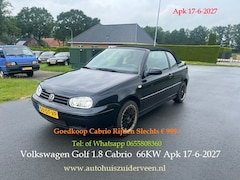 Volkswagen Golf Cabriolet - 1.8 66KW Nw Apk Lm Velgen