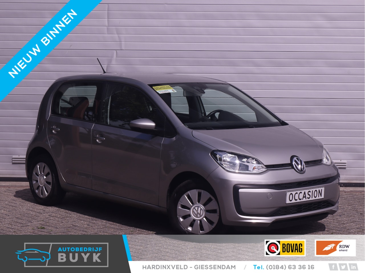 Volkswagen Up! - 1.0 BMT move up! AUTOMAAT | CRUISE | 5-DEURS | BLUETOOTH - AutoWereld.nl