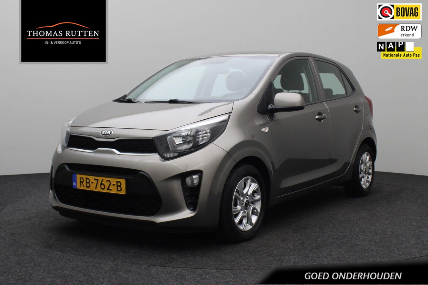 Kia Picanto - 1.0 CVVT ComfortPlusLine Navigator 2017 | Goed Onderhouden | Airco | Navigatie | Achteruit - AutoWereld.nl