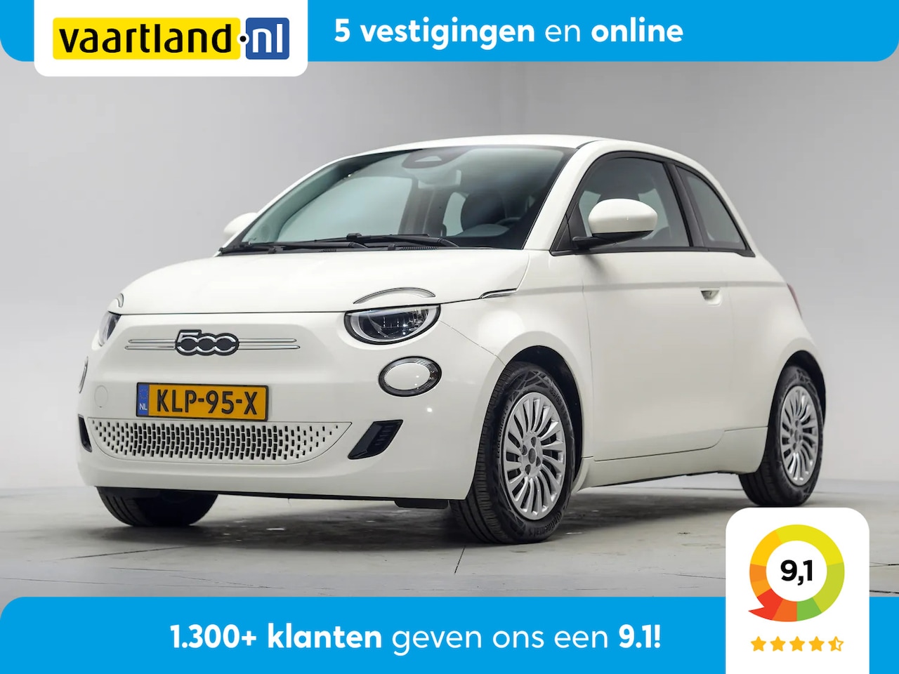 Fiat 500e - 24 kWh Action 3-Fase [ Apple/Android Clima Verkeersbordherkenning ] - AutoWereld.nl