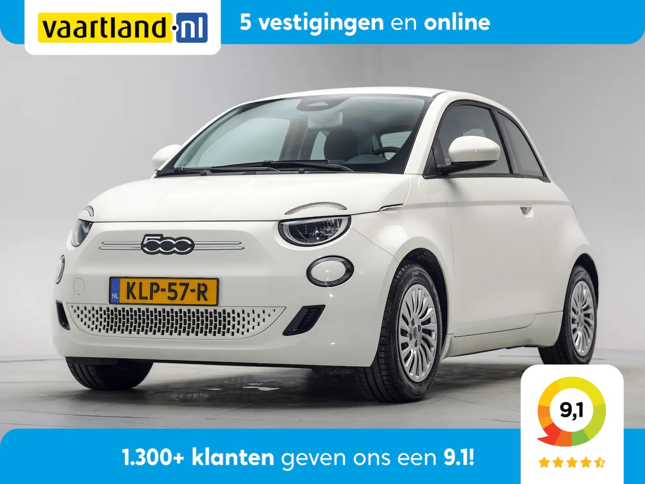 Fiat 500e - 24 kWh 3-Fase [ Apple/Android Clima Verkeersbordherkenning ] - AutoWereld.nl