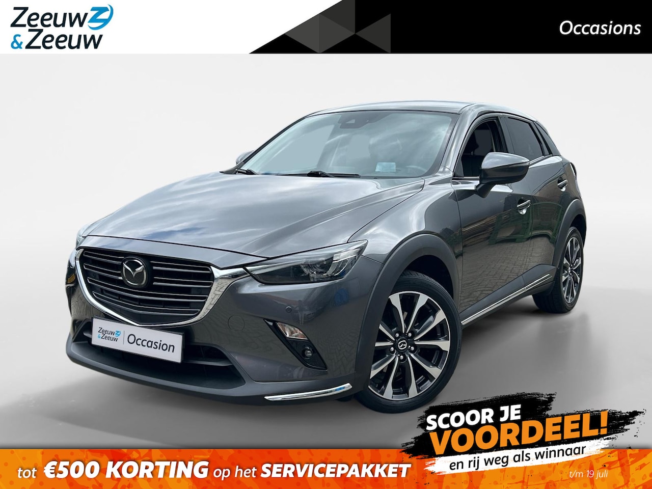 Mazda CX-3 - 2.0 SkyActiv-G 120 GT-M |Automaat| Cruise control adaptief|regensensor| 12 maanden Bovag G - AutoWereld.nl