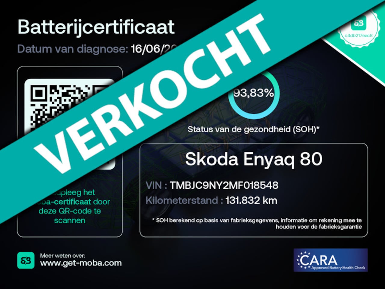Skoda Enyaq iV - 80 SOH 94% Warmtepomp Panorama Trekhaak Rijklaarprijs! - AutoWereld.nl