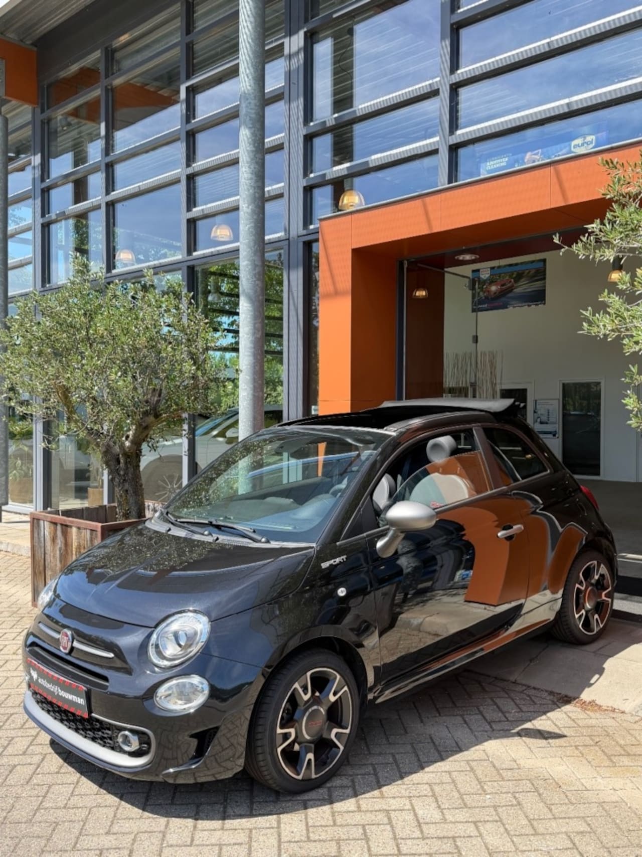 Fiat 500 C - SUPER NETTE /1.0 Hybrid SPORT/CABRIO/NL-AUTO/1ste EIG/LEDER/BLACK - AutoWereld.nl