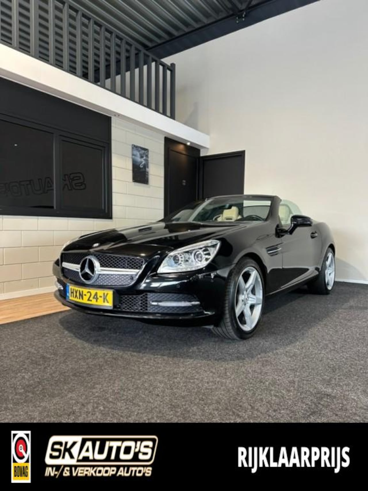 Mercedes-Benz 200-serie - SLK 200 LEDER AUTOMAAT CRUISE STOELV CLIMA AIRSCARF LM - AutoWereld.nl