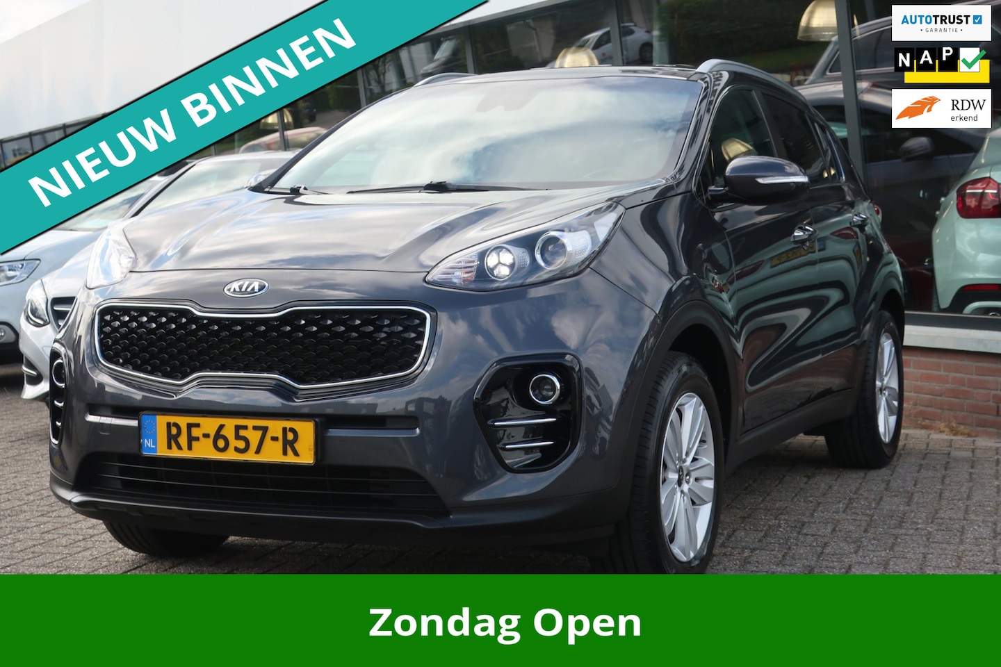 Kia Sportage - 1.6 GDI DynamicLine 2e EIG_LED_NAVI_CRUIS_CAM_NAP. - AutoWereld.nl