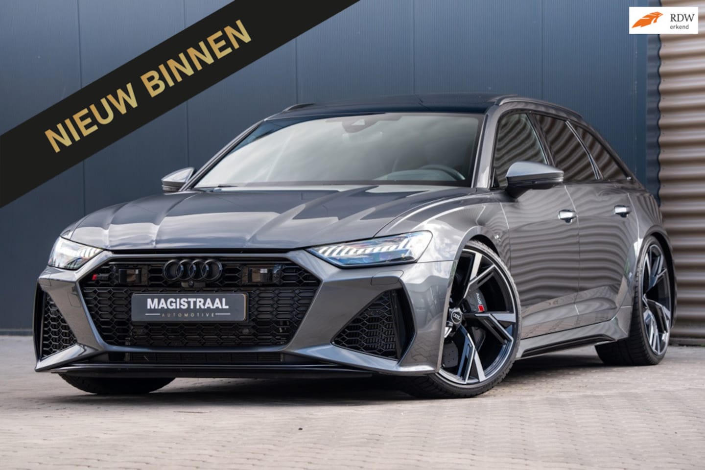 Audi A6 Avant - RS 6 TFSI quattro Dynamic+ | Org. NL | Keramisch | B&O | HUD | Stoelverkoeling/verwarming - AutoWereld.nl