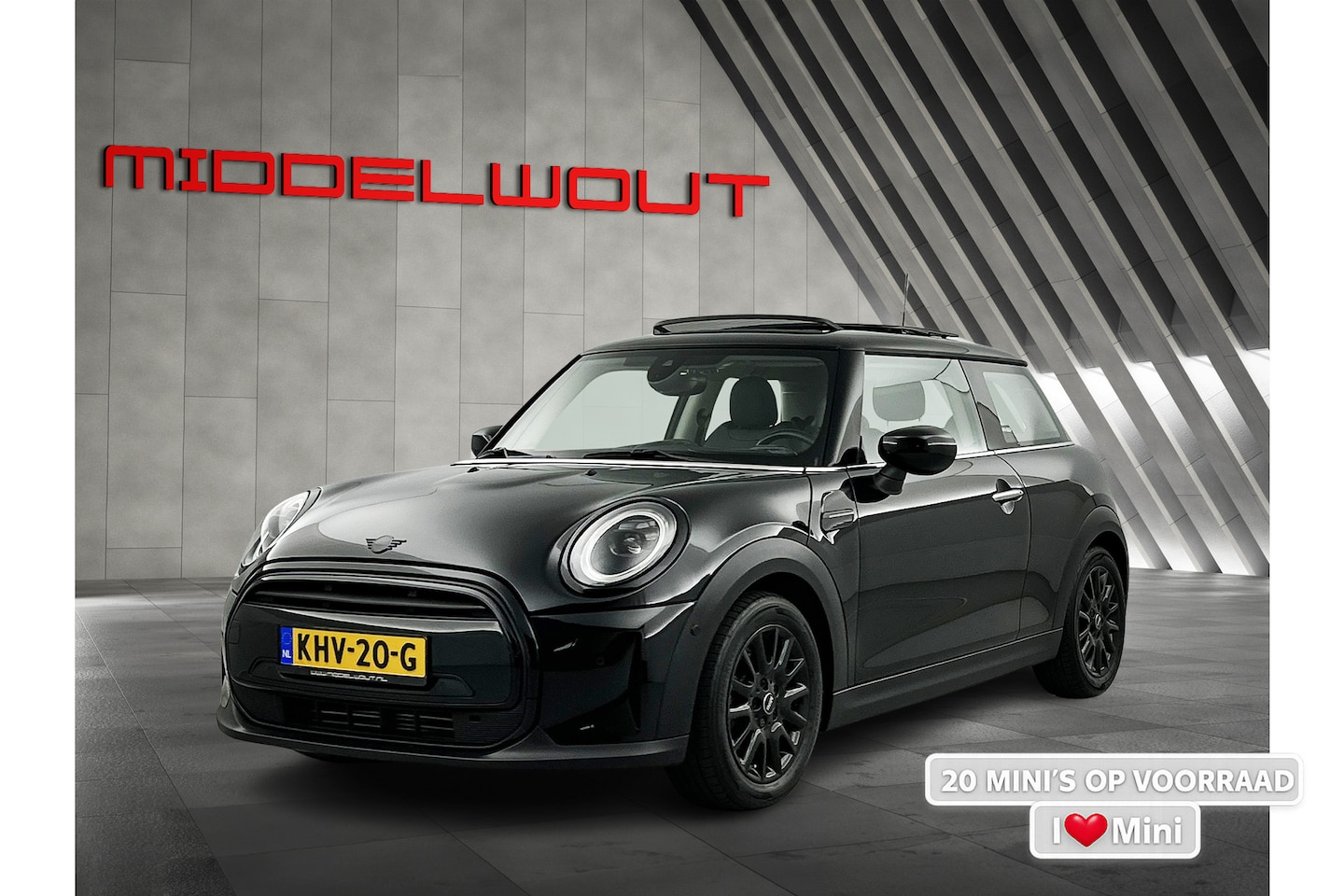 MINI Cooper - Mini 1.5 Camden Plus Pano-dak/Head-Up Display/Camera/Leder - AutoWereld.nl