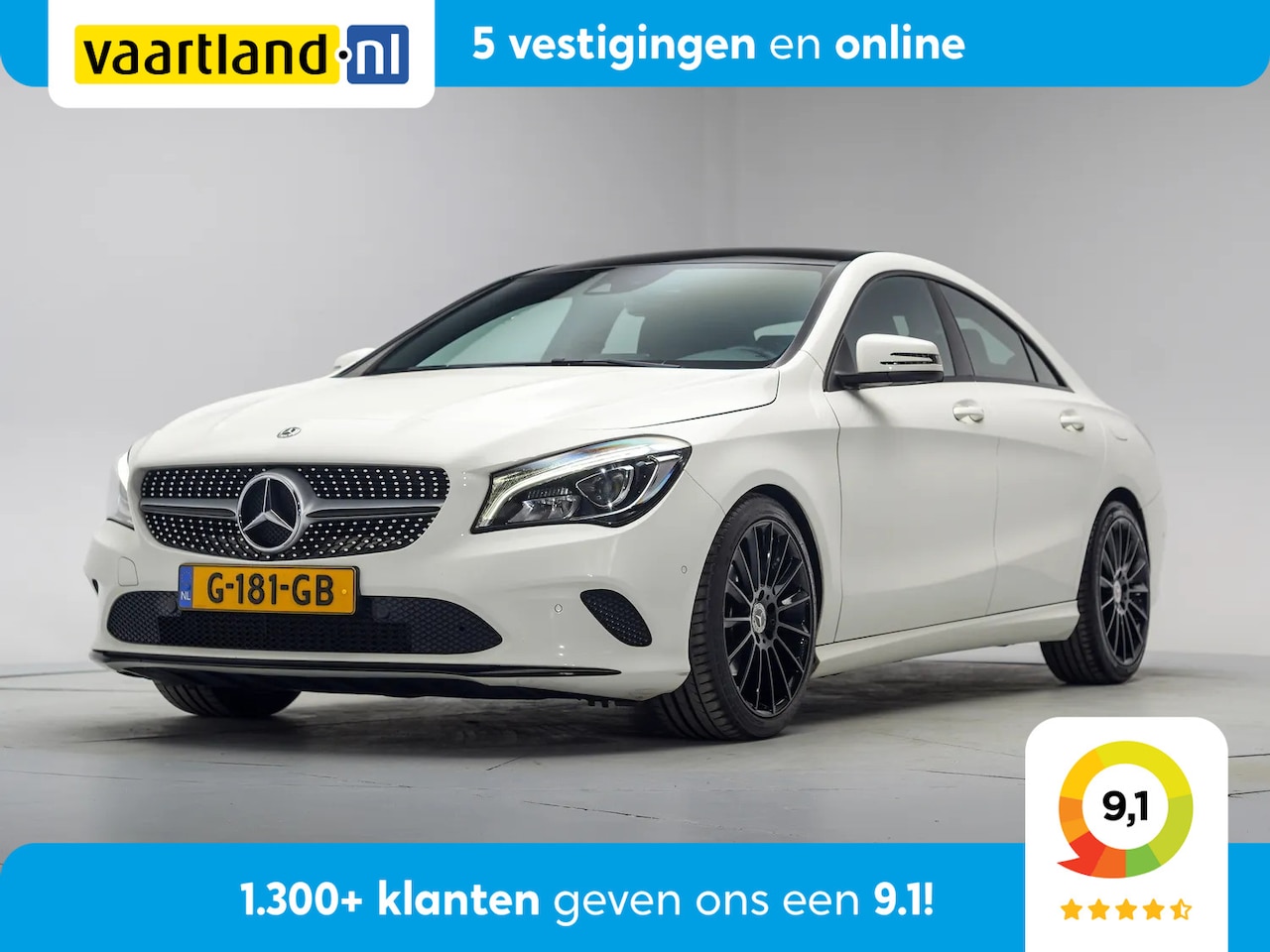 Mercedes-Benz CLA-Klasse - 180 Prestige Aut. [ Stoelverwarming Sportstoelen Navi Cruise ] - AutoWereld.nl
