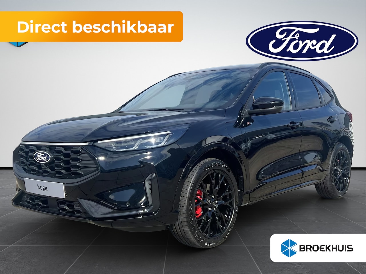 Ford Kuga - 2.5 PHEV ST-Line X 243pk | Black Pack | Winter Pack | Wegkl. Trekhaak | Pano | Adaptieve M - AutoWereld.nl