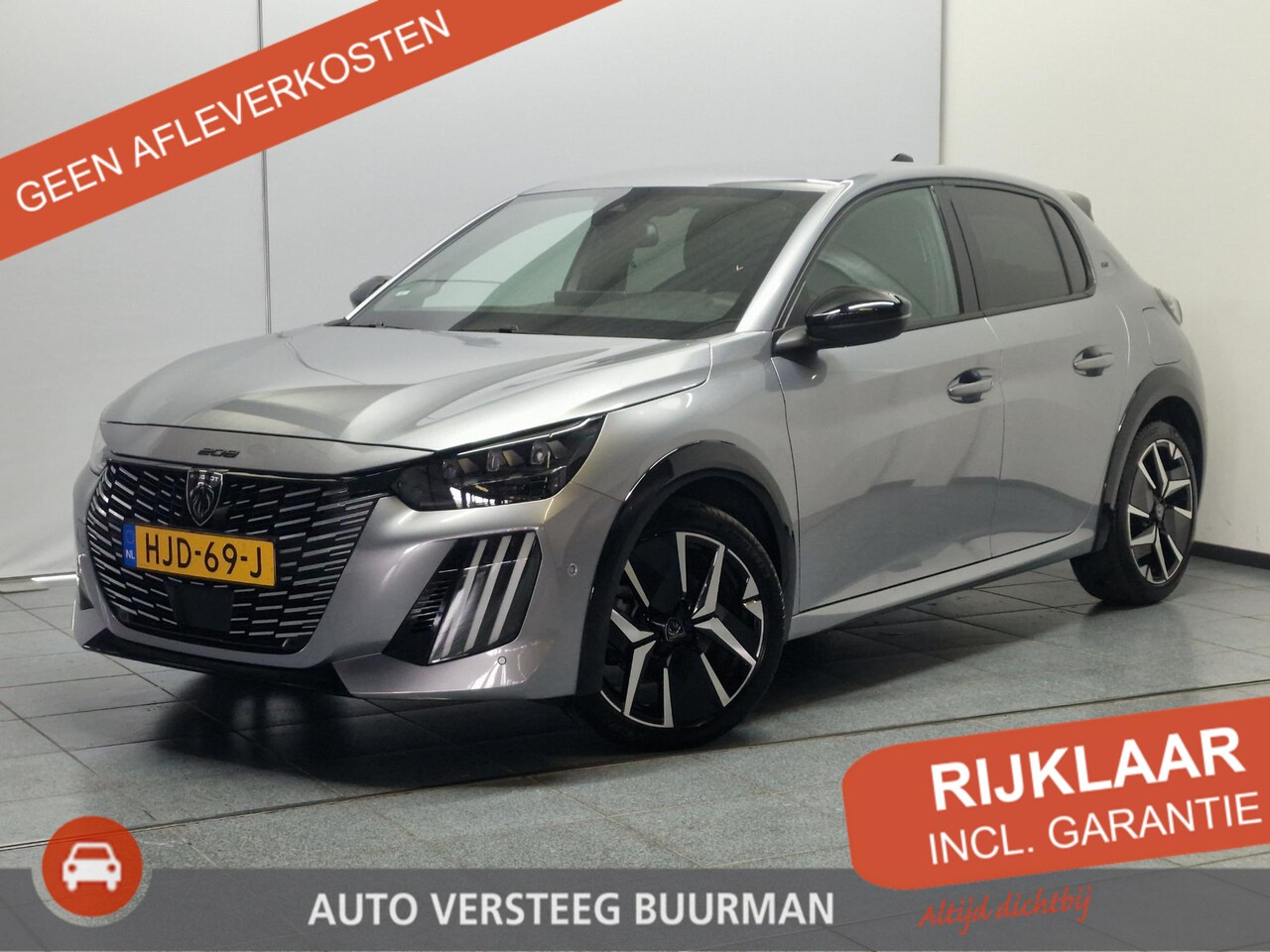 Peugeot 208 - 1.2 Hybrid 145 e-DCS6 GT Automaat, Keyless Entry/Start, Dodehoek detectie, Navigatie, Airc - AutoWereld.nl