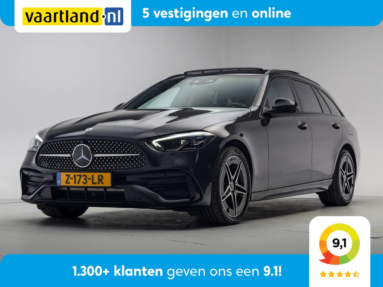 Mercedes-Benz C-klasse - C300e C300E AMG Night [Schuif/Kantel Ambient 360-Graden] - AutoWereld.nl