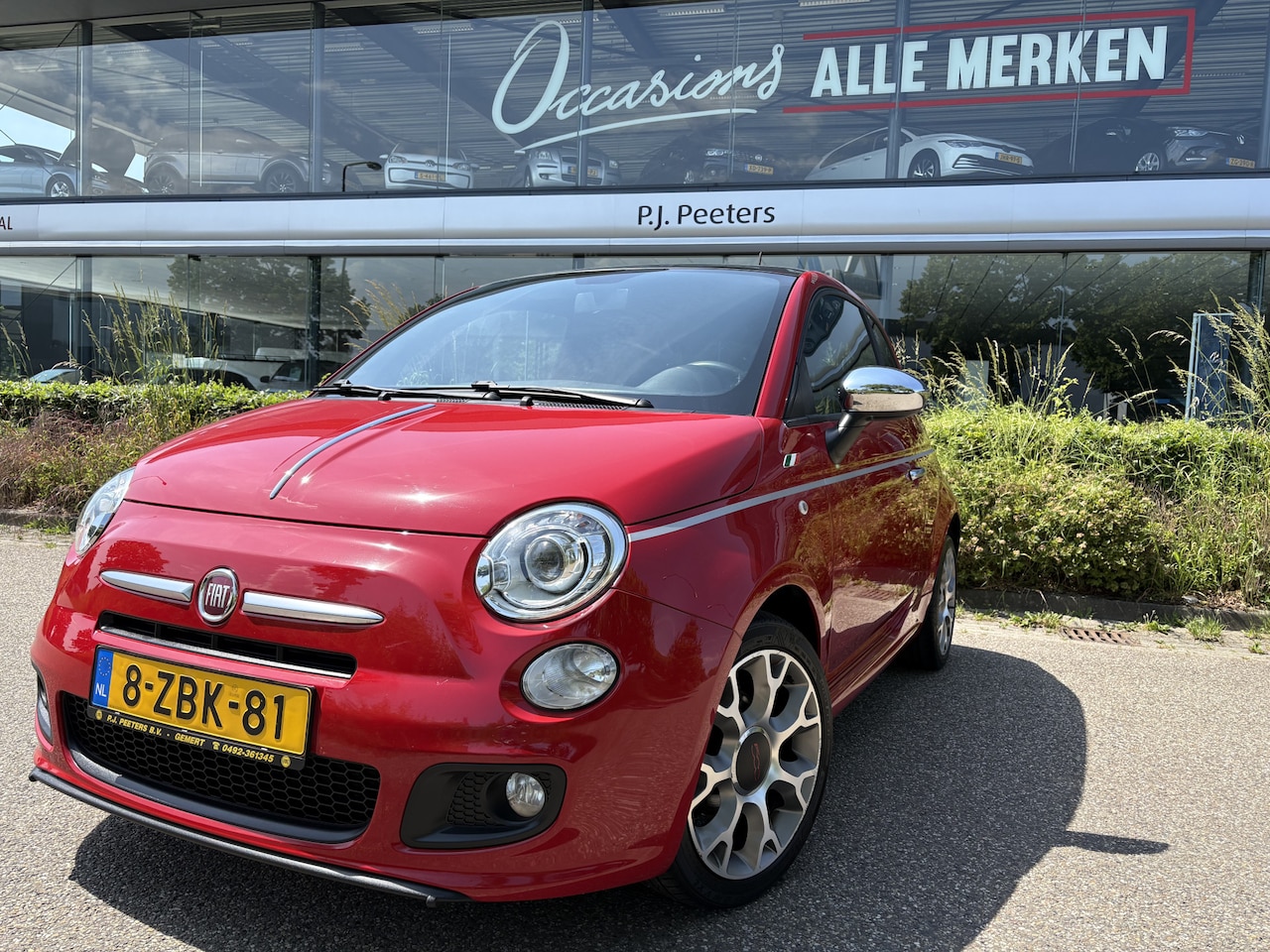 Fiat 500 - 0.9 TwinAir Turbo 500S Glazen panoramadak - Airco - Lederen bekleding - Bluetooth - Licht - AutoWereld.nl