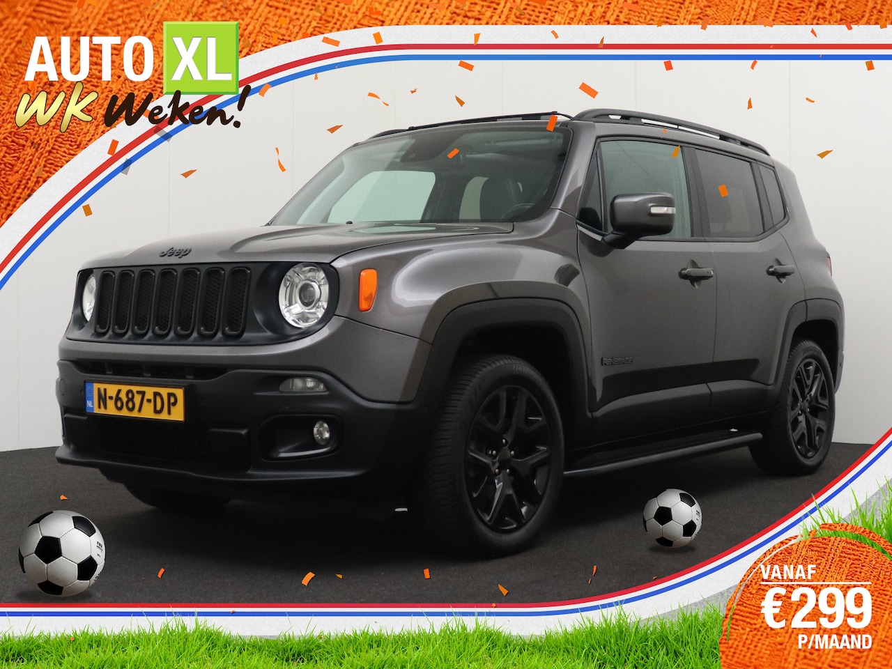Jeep Renegade - 1.4 MultiAir Limited AWD Pano-dak Beats-Audio Adapt. Cruise - AutoWereld.nl