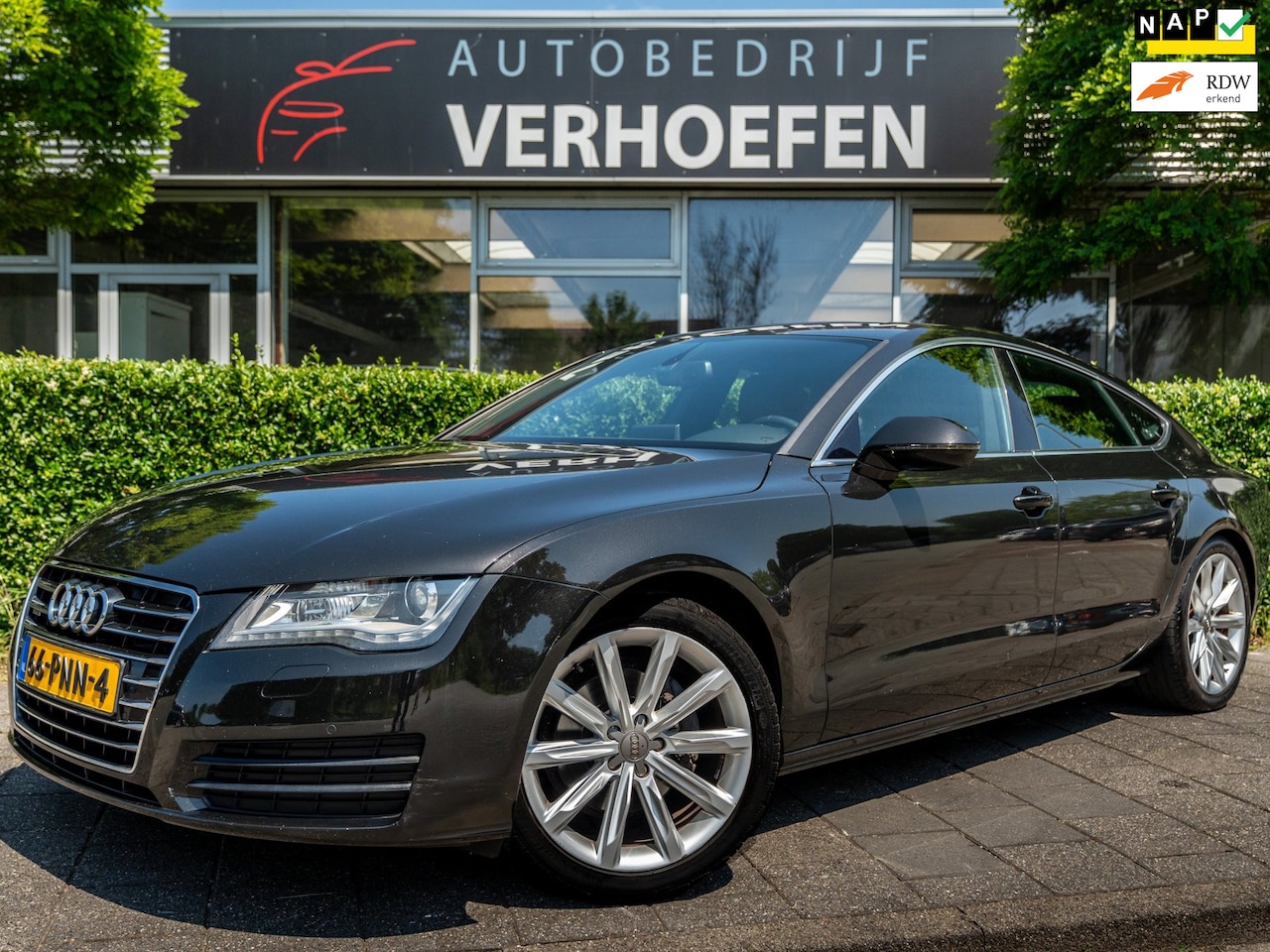 Audi A7 Sportback - 2.8 FSI quattro | AUTOMAAT VOLLEDIG GEREVISEERD - STOEL VERW / LEDER - PARK CAMERA - BOSE - AutoWereld.nl