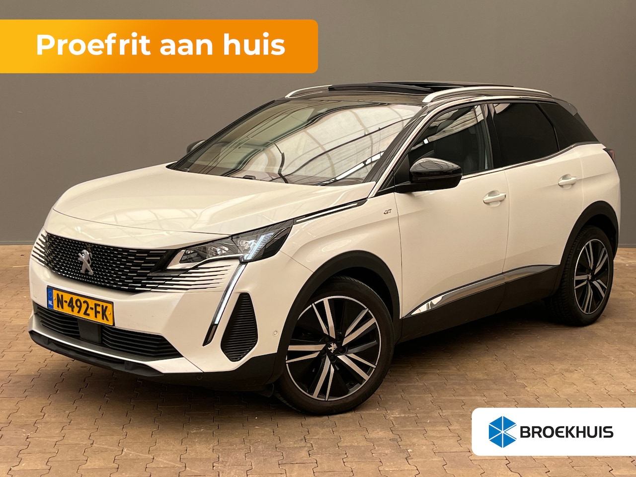 Peugeot 3008 - 1.2 PureTech Blue Lease GT VOL!! | Panorama Dak | Alcantara stoelen met elek. verstelling - AutoWereld.nl