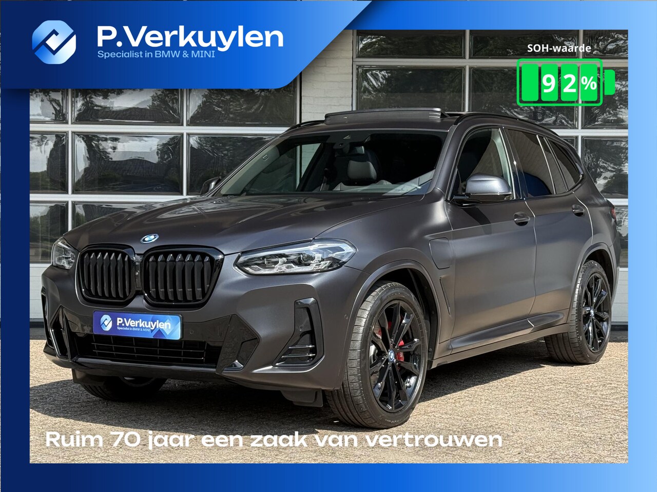 BMW X3 - xDrive30e M SPORT | SPORTREMMEN ROOD | PANORAMA | 360 CAMERA | HEAD UP | ADAPTIEF ONDERSTE - AutoWereld.nl