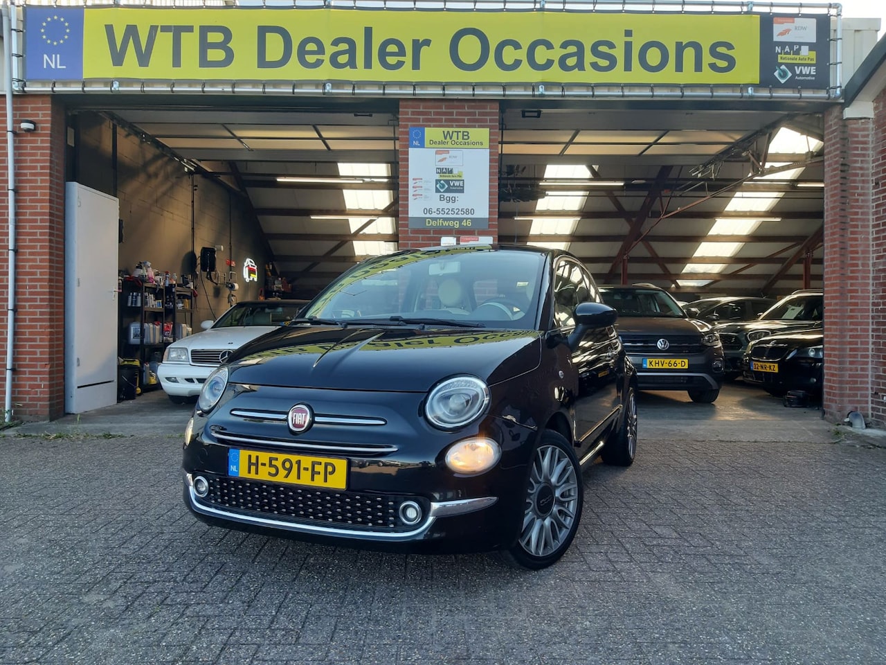 Fiat 500 - 1.2 S 1.2 S, Panorama dak, Airco, Blue Tooth, Dealer o.h., UConnect live app voor telefoonkoppel - AutoWereld.nl