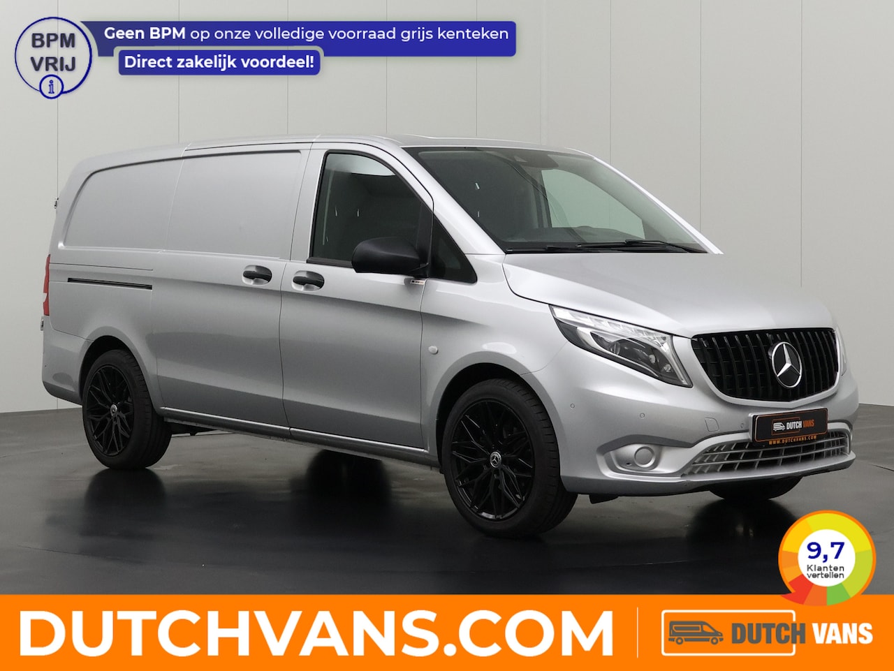 Mercedes-Benz Vito - 116CDI 9G-Tronic Automaat Lang | Led | Achterdeuren | Navigatie | Camera | Airco | Cruise - AutoWereld.nl