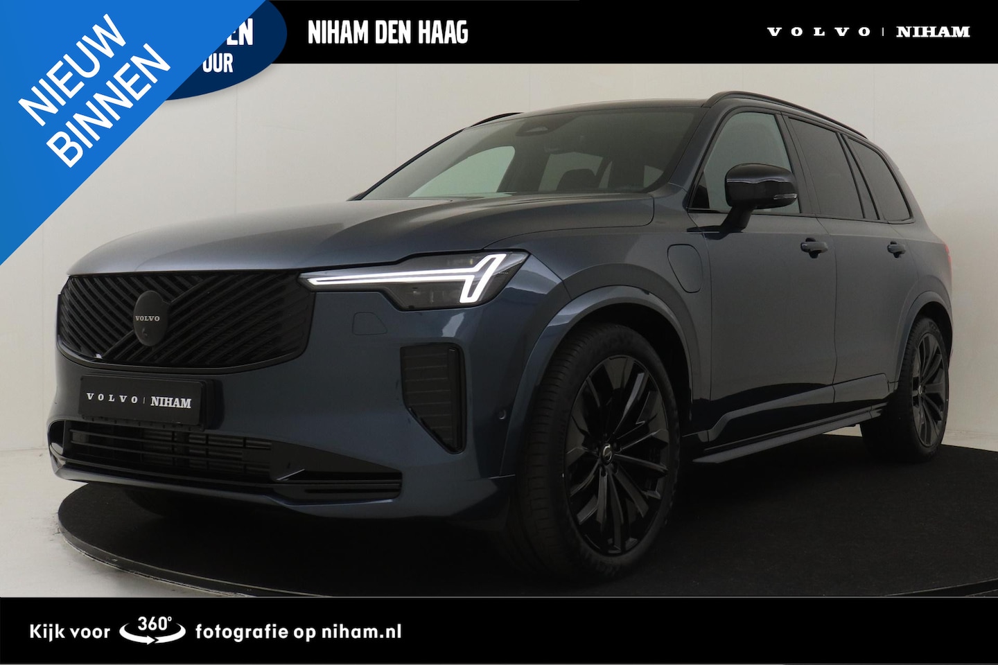 Volvo XC90 - II T8 PLUG-IN HYBRID AWD PLUS BLACK EDITION -PANO.DAK|BOWERS&WILKINS|LUCHTVERING|360°CAM|H - AutoWereld.nl