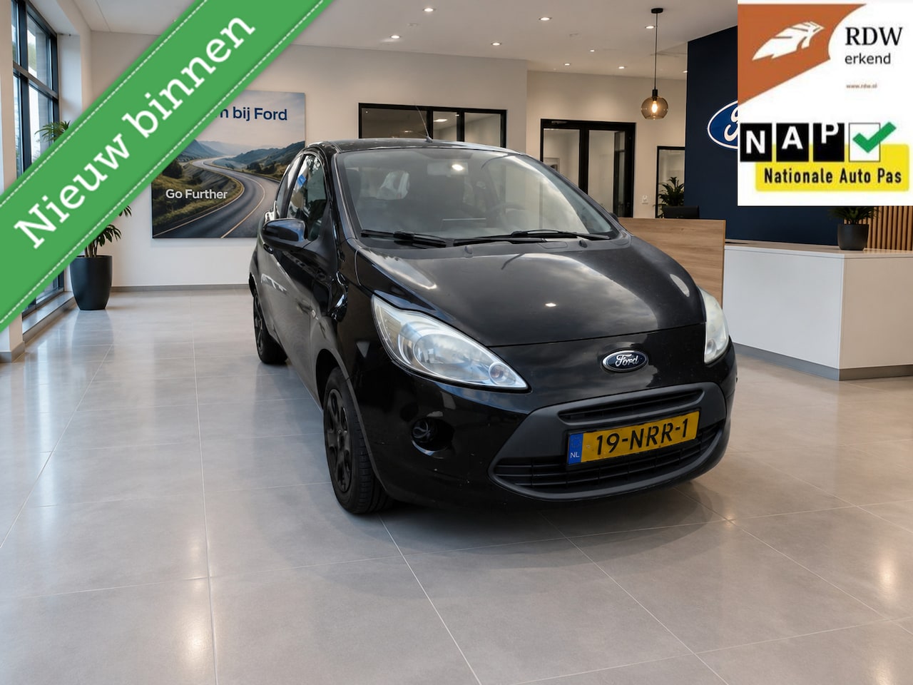 Ford Ka - 1.2 Cool&Sound 121dkm 2010 Airco/Carplay/CV/APK - AutoWereld.nl