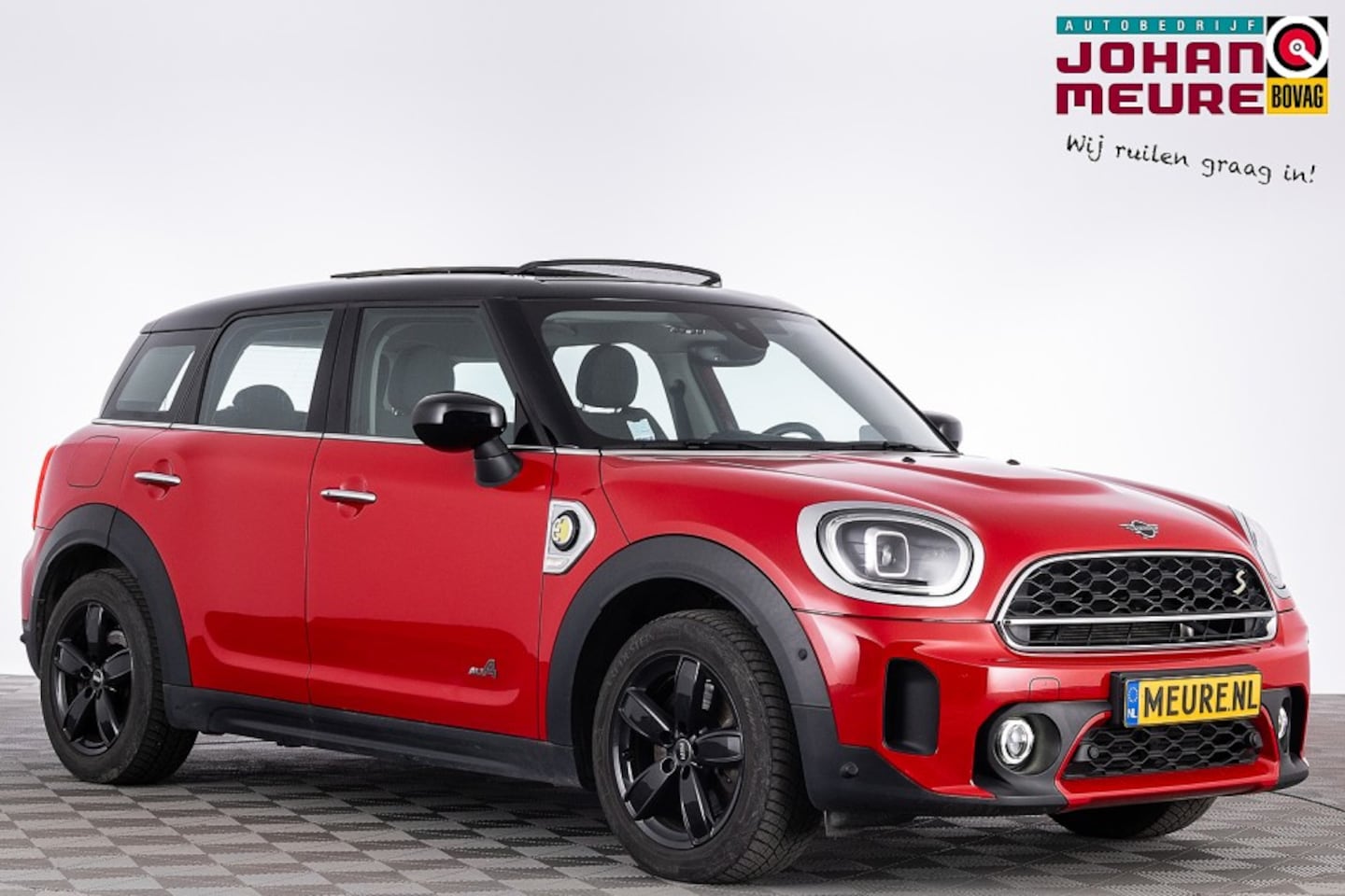 MINI Countryman - 1.5 Cooper S E ALL4 | PANORAMADAK | LEDER | harman/kardon | Head-Up | NAVI | ECC | PHEV . - AutoWereld.nl