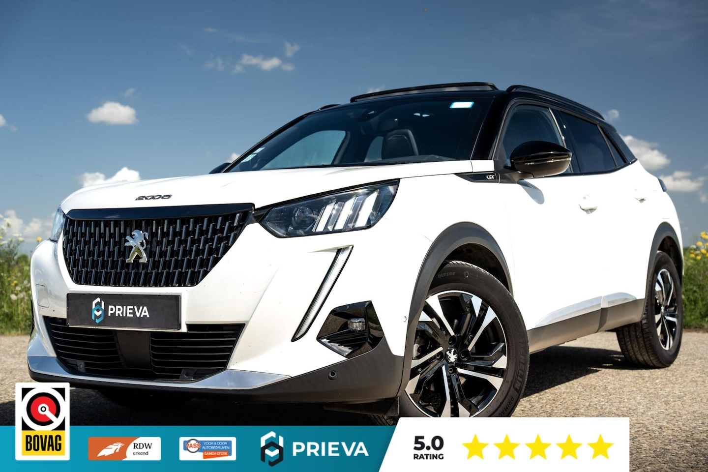 Peugeot 2008 - GT 130PK 1.2 PureTech – Pano | Apple/Android | Camera | Stoelverwarming - AutoWereld.nl