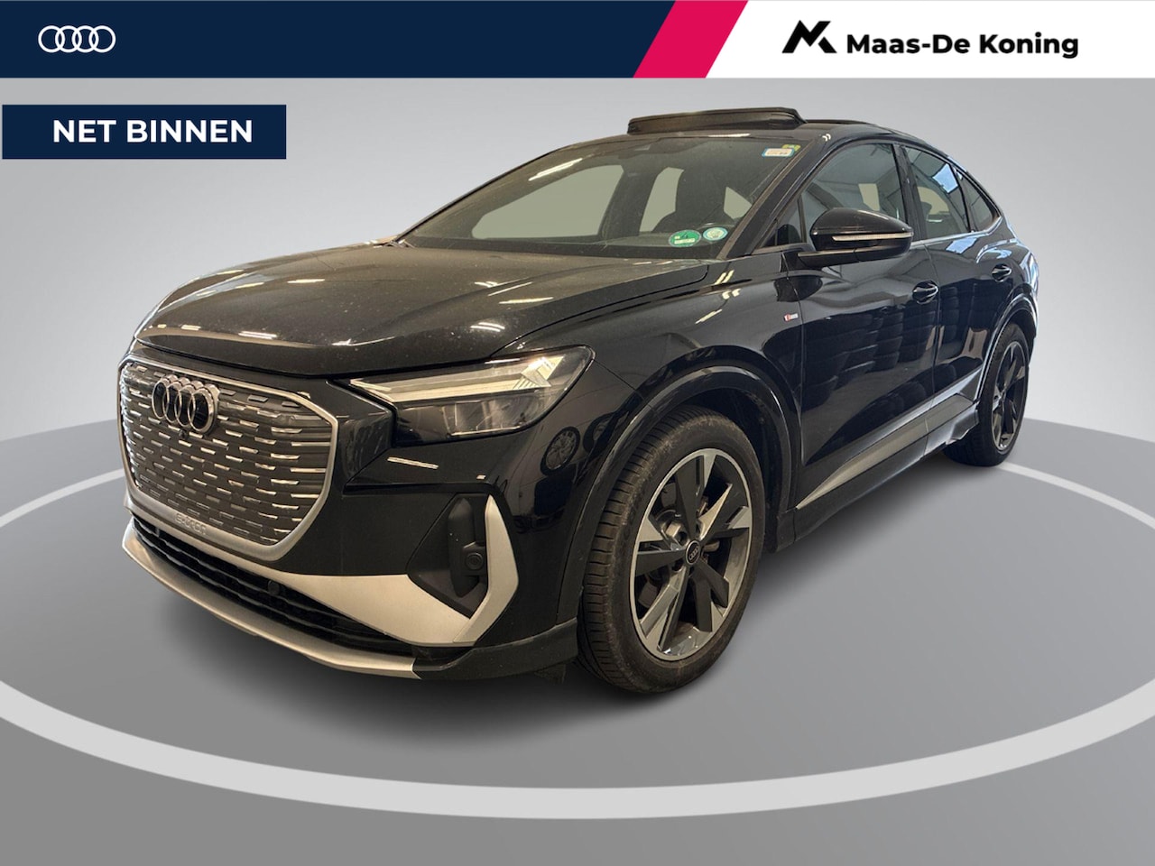 Audi Q4 Sportback e-tron - 35 S Edition 55 kWh 170pk · SOH 91,9% · Panoramadak · Camera · Head-Up Display · Keyless · - AutoWereld.nl