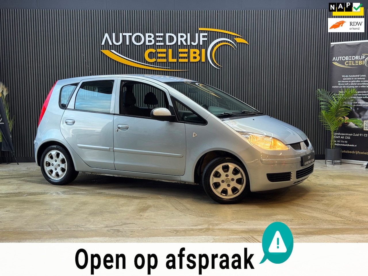 Mitsubishi Colt - 1.3 Invite 2006 BLAUW APK|AIRCO|NAP|ELEKTRR - AutoWereld.nl