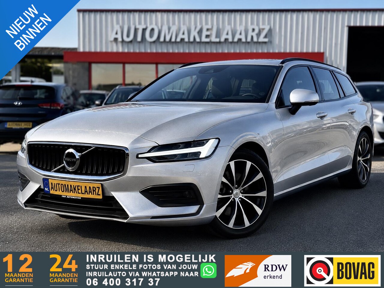 Volvo V60 - 2.0 D3 Momentum | BLINDSP. LANE ACC - AutoWereld.nl
