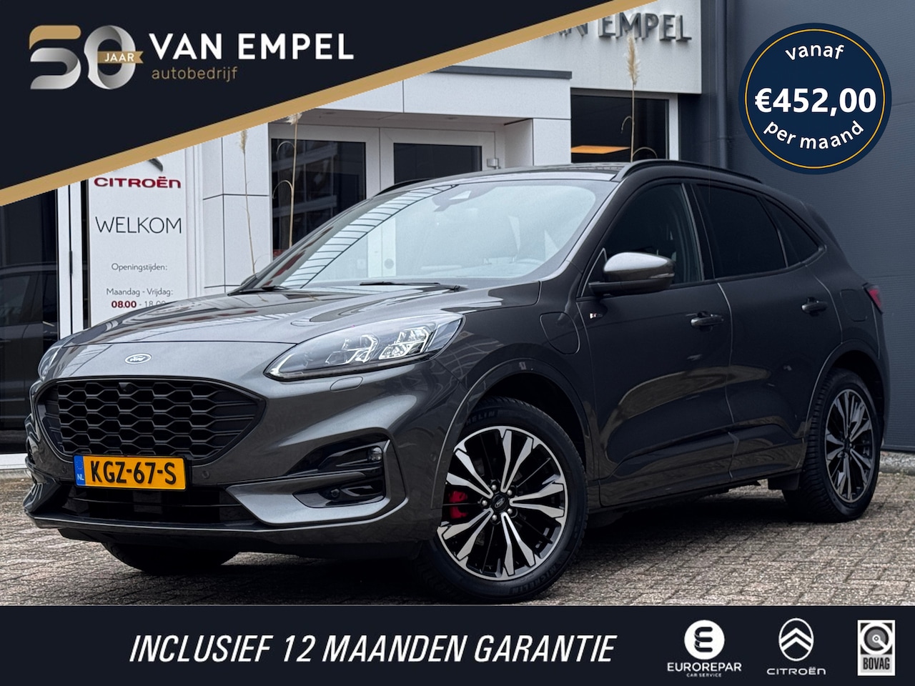 Ford Kuga - 2.5 PHEV ST-Line X | Trekhaak | 96,7 % SOH | B&O | Camera | Winter Pack | Elek. Achterklep - AutoWereld.nl