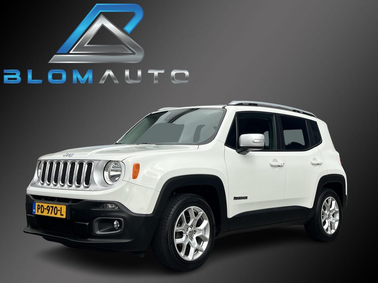 Jeep Renegade - 1.4 MultiAir Limited LEDER+STOEL/STUURVERW. - AutoWereld.nl