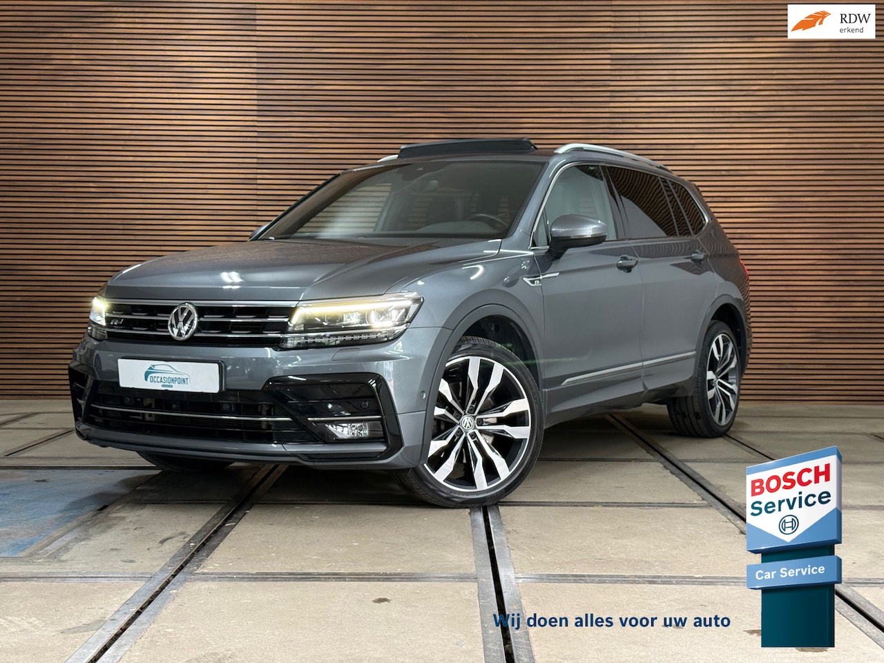 Volkswagen Tiguan Allspace - 2.0 TSI 4Motion 3x R-Line | 7p. | Pano | 20 Inch | Elektr trekhaak | Digitaal | Navi Disco - AutoWereld.nl
