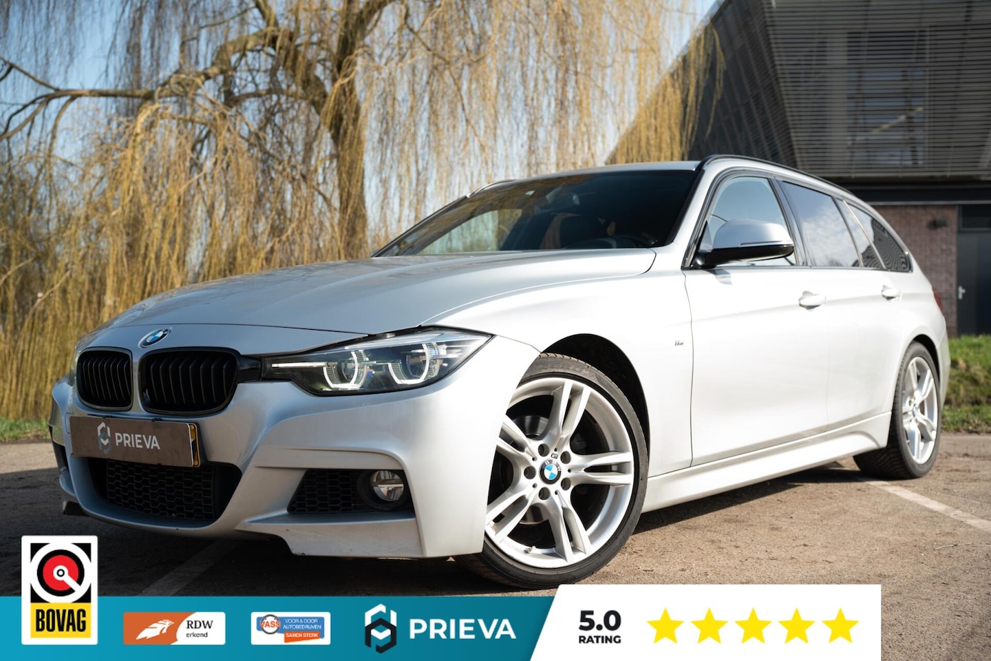 BMW 3-serie Touring - 318i M-Sport High Executive VOL-LEER - AutoWereld.nl