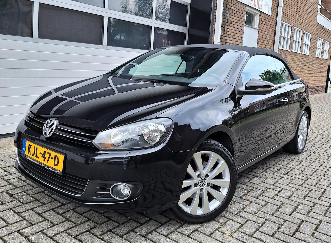 Volkswagen Golf Cabriolet - 1.2 TSI BlueMotion Zwart Clima LMV Zeer Mooi Nw Apk - AutoWereld.nl