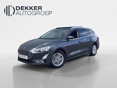 Ford Focus Wagon - 1.0 EcoBoost 125 pk Titanium X Panoramadak - Halfleder - Winter Pack - B&O - Elektrische a
