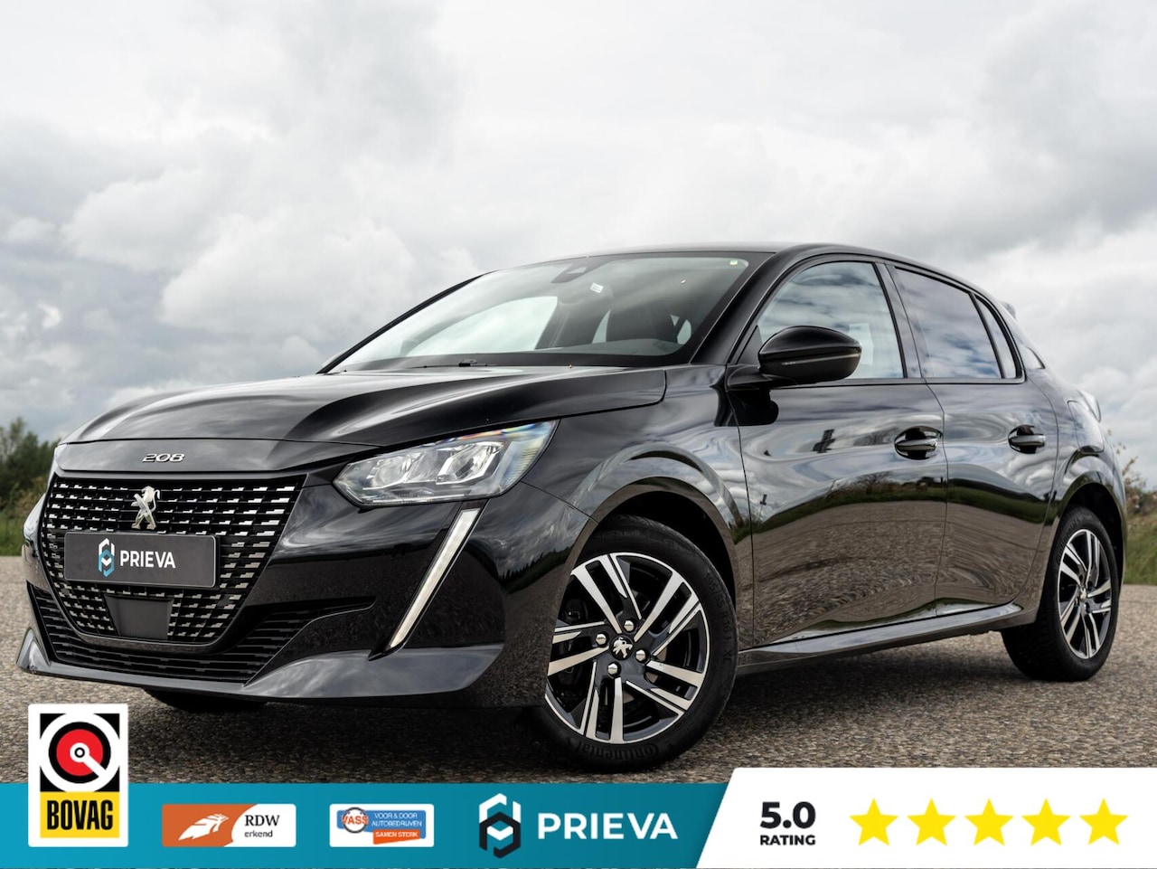 Peugeot 208 - 1.2 PureTech Allure Automaat 100PK | Dealer Onderhouden | Apple/Android auto | Navigatie | - AutoWereld.nl