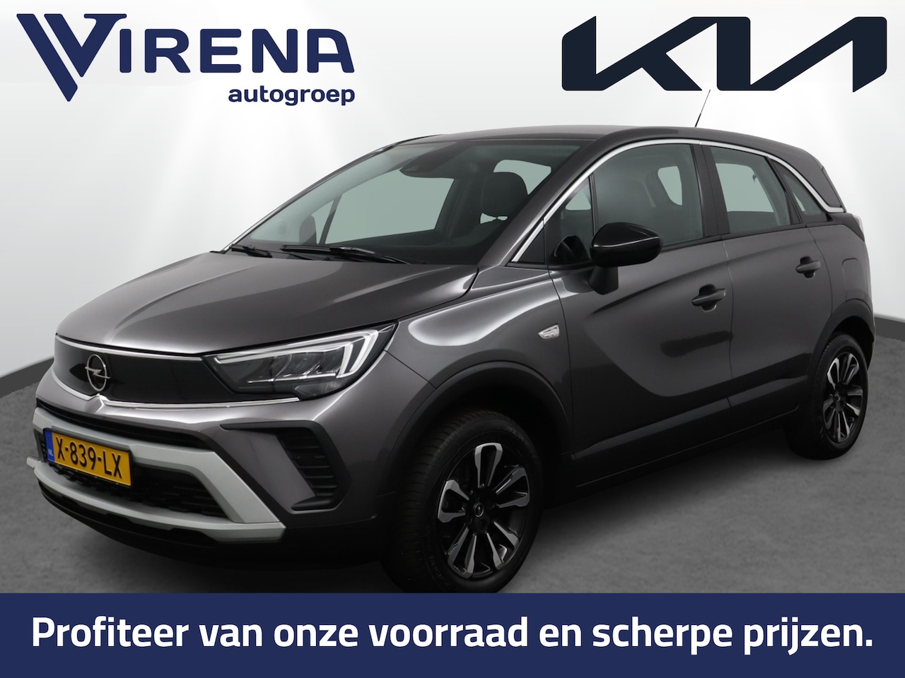 Opel Crossland - 1.2 Turbo Elegance Automaat - Stoelverwarming - Achteruitrijcamera - Trekhaak - Climate Co - AutoWereld.nl