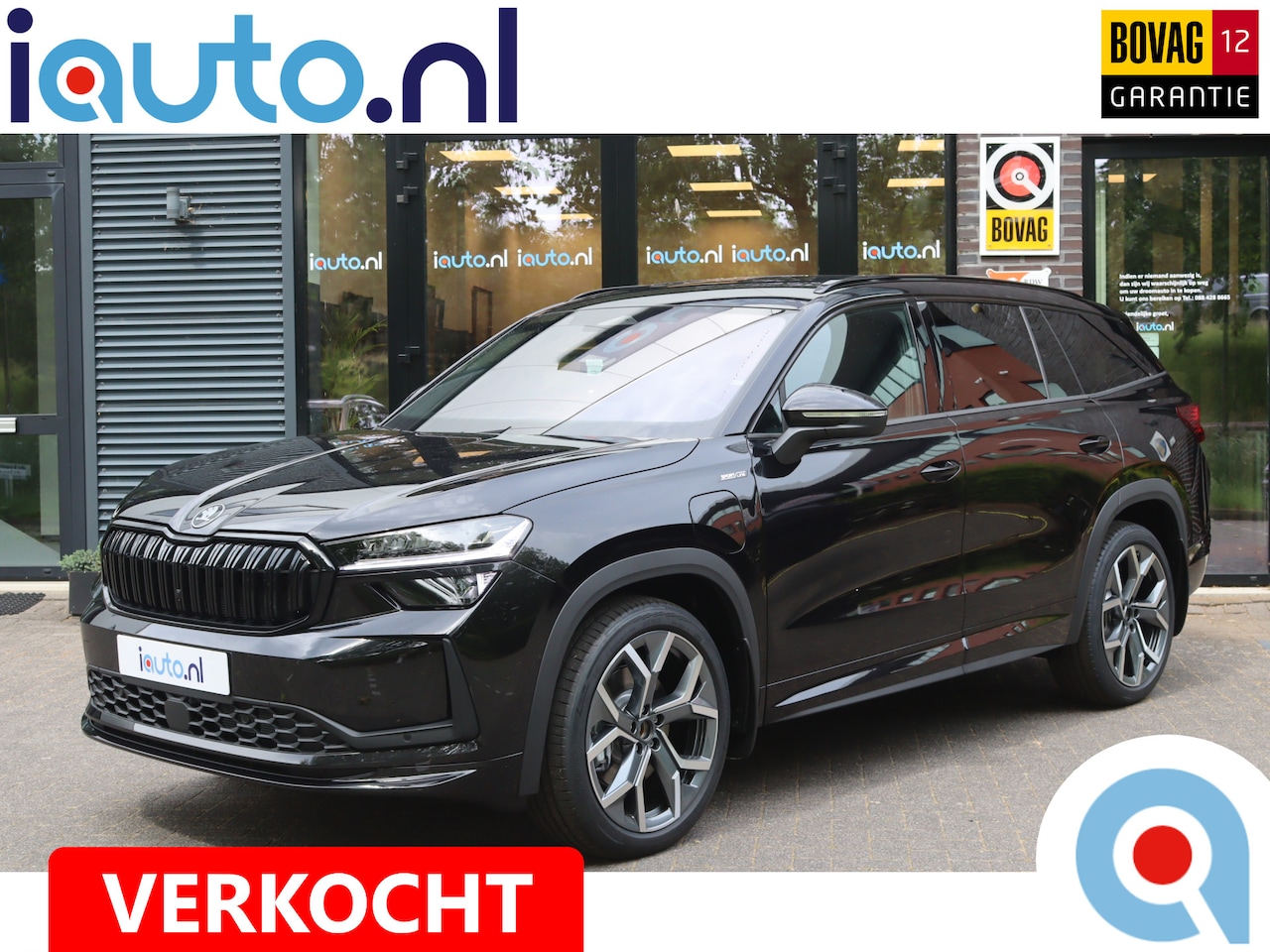 Skoda Kodiaq - 1.5 TSI PHEV Sportline Business Matrix LED/ACC/Keyless/Camera/20"/Elek. stoel/Trekhaak weg - AutoWereld.nl