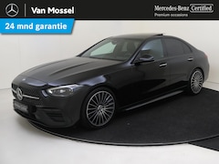 Mercedes-Benz C-klasse - 180 AMG Line Panoramadak / Memory Seats / Keyless / Nightpakket / Sfeerverlichting /