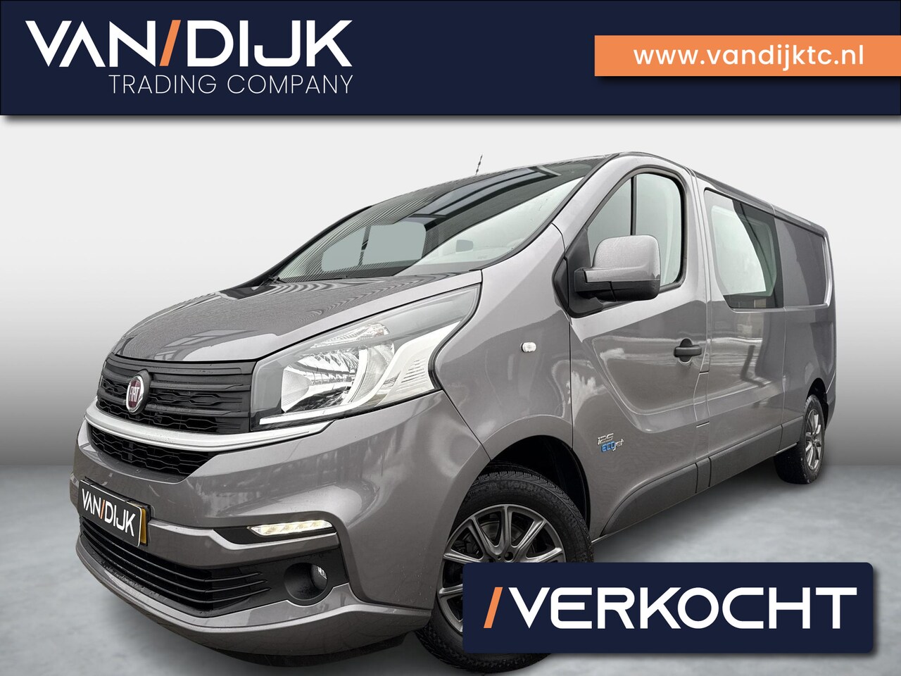 Fiat Talento - 1.6 MJ EcoJet L2H1 DC SX 125PK ✓Euro 6 ✓Rijklaarprijs ✓5-Persoons ✓Camera ✓Airco ✓Cruise ✓ - AutoWereld.nl