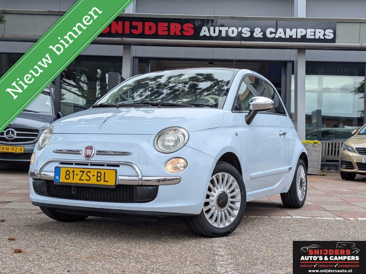 Fiat 500 - 1.2 Lounge nieuwe apk en 4 nieuwe banden - AutoWereld.nl