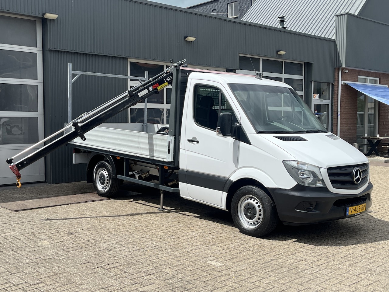 Mercedes-Benz Sprinter - 316 2.2 CDI 366 EHD 3500kg Trekgewicht Pick up Openlaadbak HIAB laadkraan T-CLX 013 Airco - AutoWereld.nl