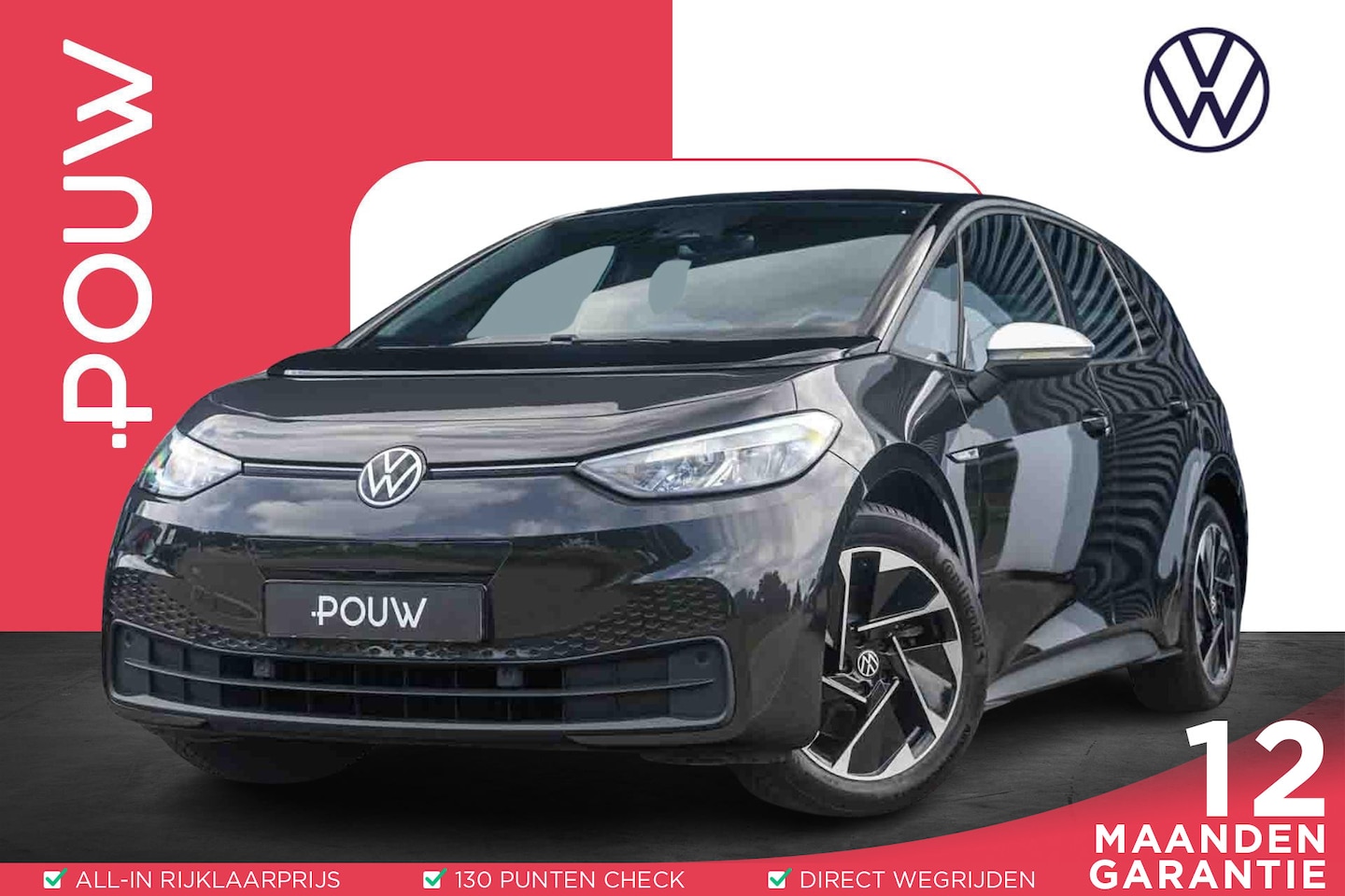 Volkswagen ID.3 - 204pk First 58 kWh Pro Performance | SoH 93% | Steunhaak | All Season Banden | Apple CarPl - AutoWereld.nl