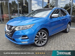 Nissan Qashqai - 1.3 DIG-T Tekna + | Panoramadak | Leder | Trekhaak | Allseason banden |