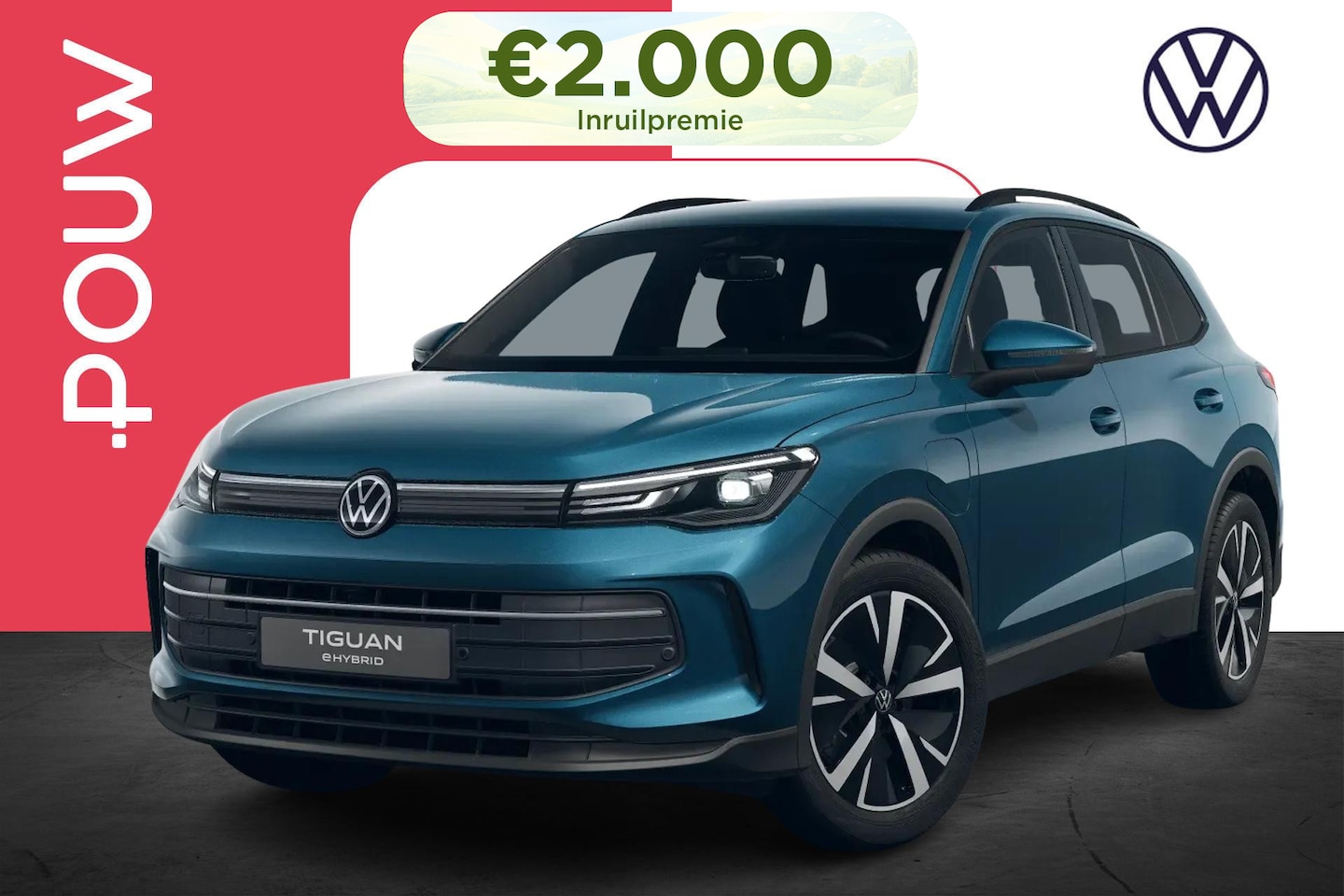 Volkswagen Tiguan - 1.5 eHybrid 204pk Limited Edition | Trekhaak Pakket | 19" Velgen - AutoWereld.nl